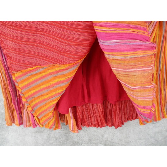 Coldwater Creek Skirt Womens XS Midi Broomstick Modest Boho Artsy Art to Wear - Picture 5 of 9